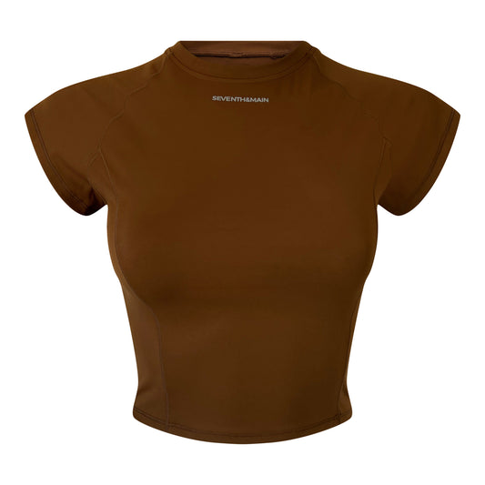 Sculpted Crop Tee