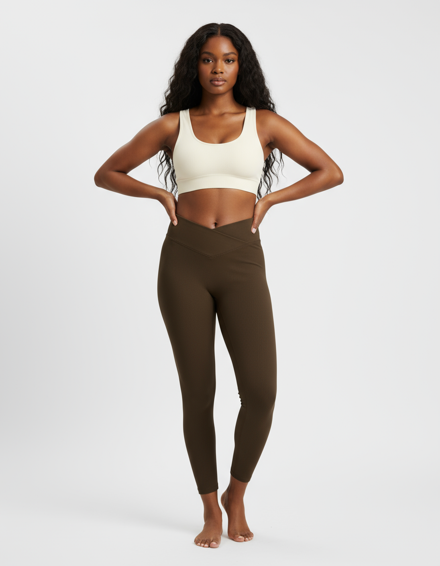 Running Ribbed Leggings