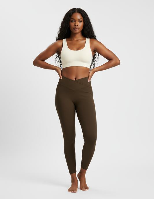 Running Ribbed Leggings