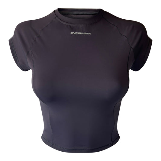 Sculpted Crop Tee