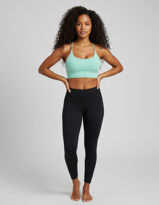 Running Ribbed Sports Bra