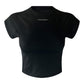 Sculpted Crop Tee